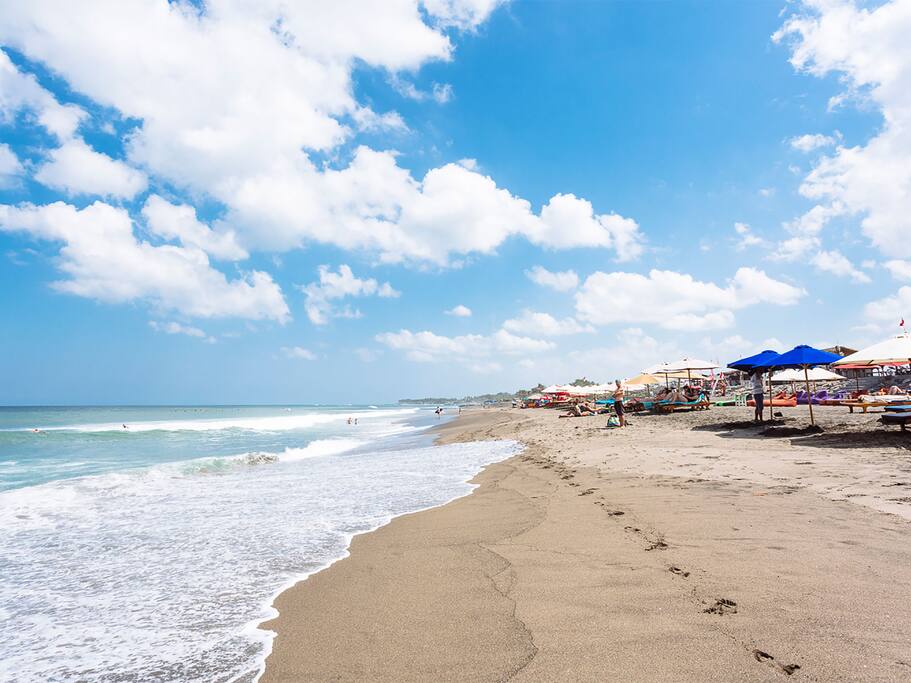 Stroll along the sand