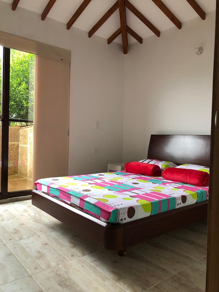 Cama Doble Habitación principal.