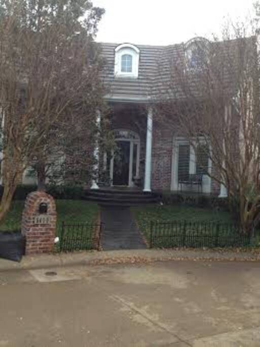 Front Entry - a New Orleans style curb appeal with comfortable seating on the front porch