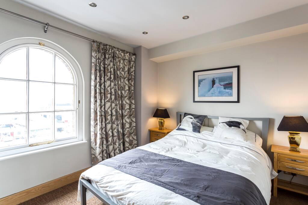 Private bedroom with view over Southampton Water.