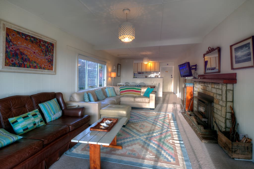 Spacious lounge area