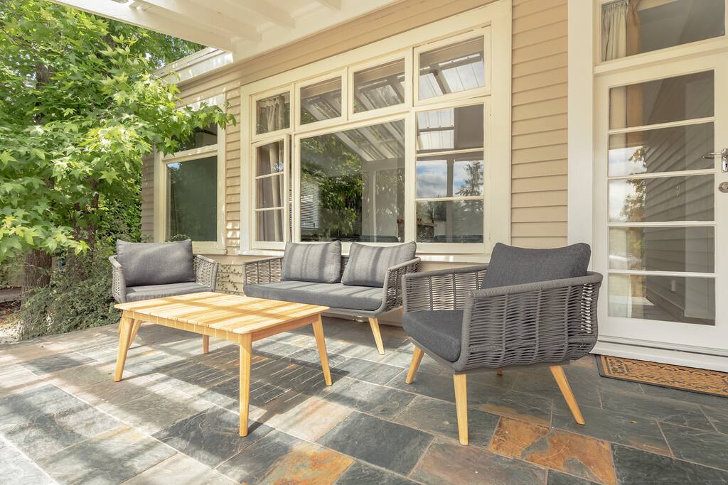Sit down in the patio, enjoy a cup of coffee or tea in the morning and relax amongst the garden.