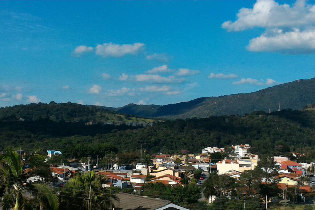 Vista da janela do quarto de hospedes