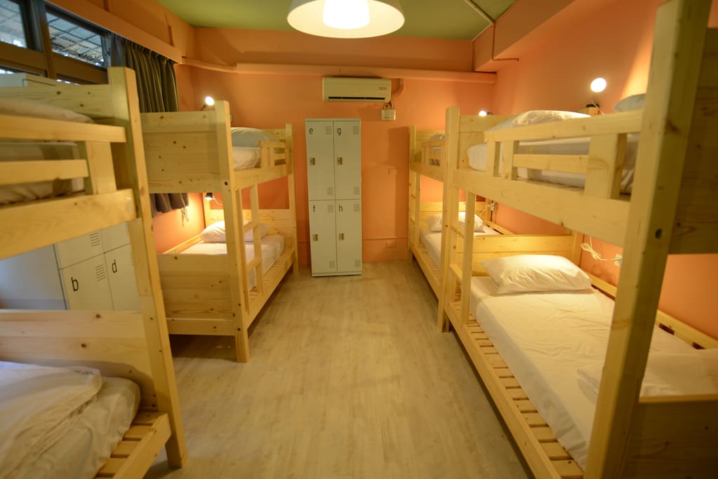 Our small suits, all beds coming with outlet plug, led lamp, comfortable mattress, comfy pillow, personal locker.