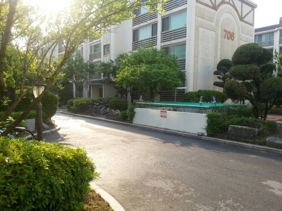 this is main building , we are 1st floor.