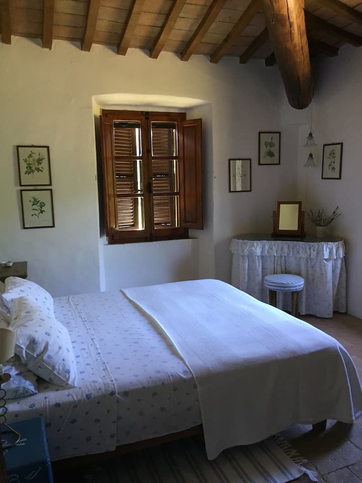 Chumba cha kulala cha bluu cha ukubwa wa kati na bafu ya kibinafsi

Camera celeste, grandezza media, con doccia privata
