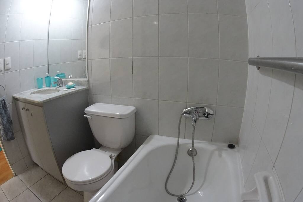 bathroom with hot water central