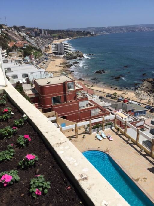 Acceso directo a playa Reñaca y El Encanto