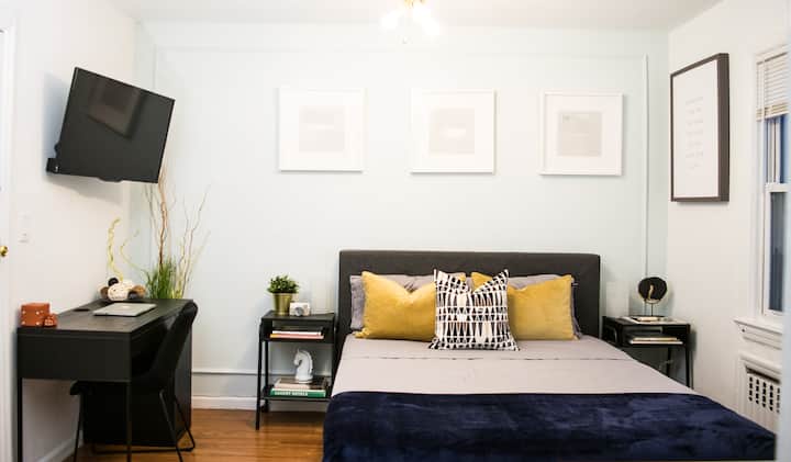 Studio with Private bathroom 30 mins from NYC