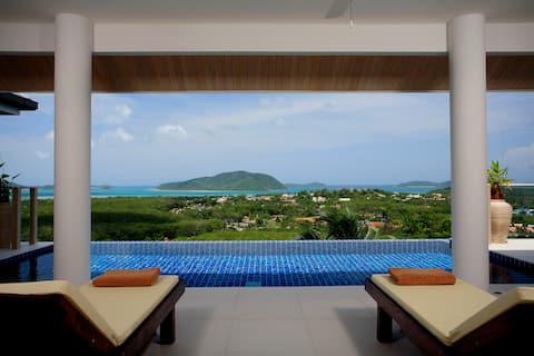 5 Bedroom Andaman View: Seaview, Pool, Sleeps 15