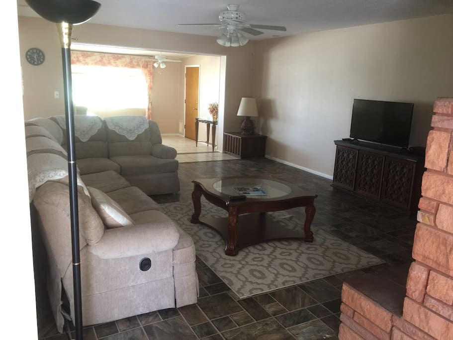 Living Room With Hidden Sofa Bed