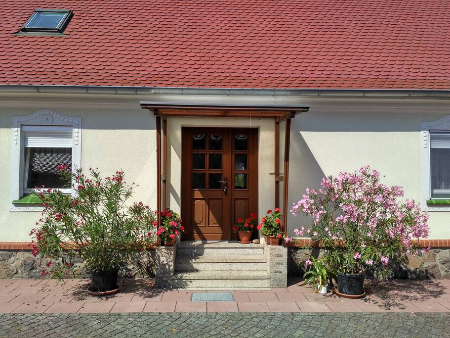 Der Eingangsbereich des Ferienhauses