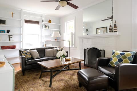 Popular Airbnb listing: The Midtown Bungalow - 2 Br 2 Ba w/Hot Tub in Midtown