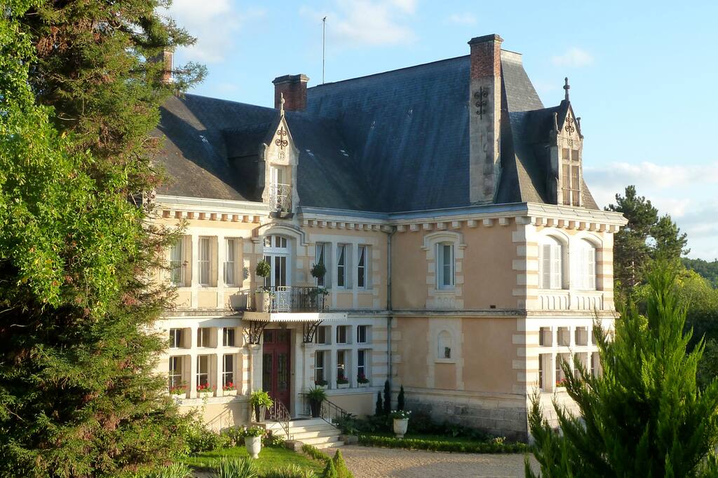 Chateau de Villars, situated in the countryside of the Perigord Vert of the northern Dordogne.