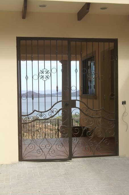 Entrance to the Villa.