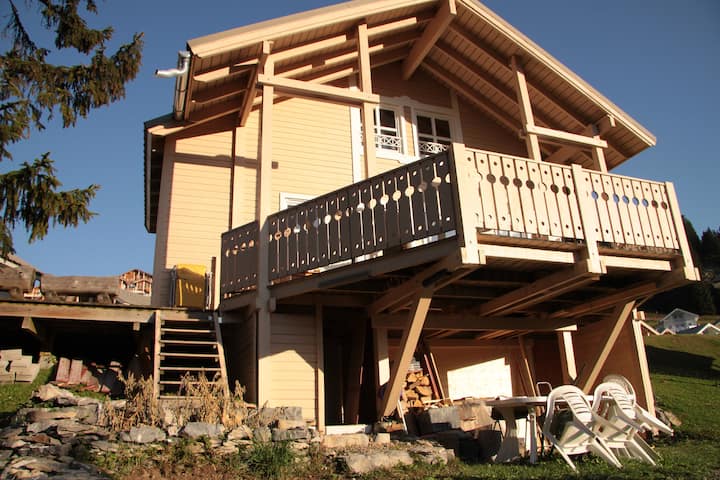 Chalet En Bois, Proche Des Pistes, Vue Sublime. - Flaine