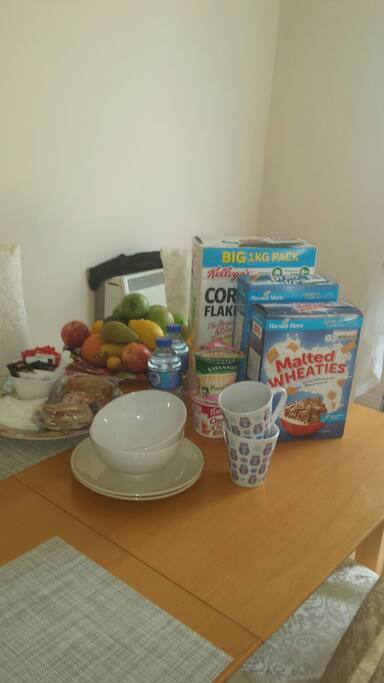 light breakfast provided
help yourself