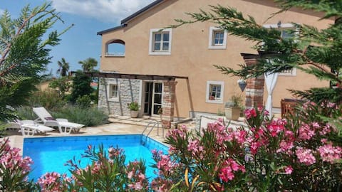 Top performing Airbnb: Beautiful Istrian Villa with private swimming pool in Mušalež