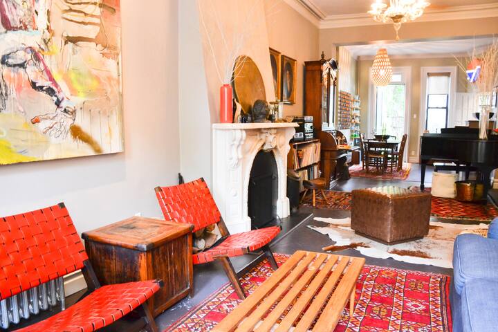 The Carlton, Brooklyn brownstone Duplex w/ garden gallery image 2