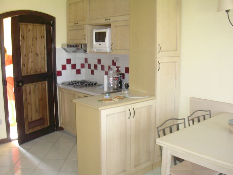 Open Plan Kitchen And Indoor Dining Area
