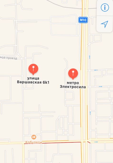 2 минуты от метро "электросила"