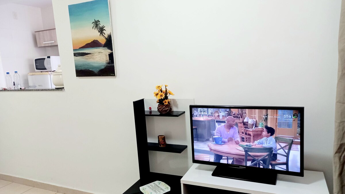 Airbnb em destaque: Apt, 2 bedrooms, air conditioning, Wi-Fi, garage em Taubaté