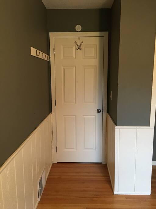 12" by 14" room, VERY CLEAN, personal key entry.