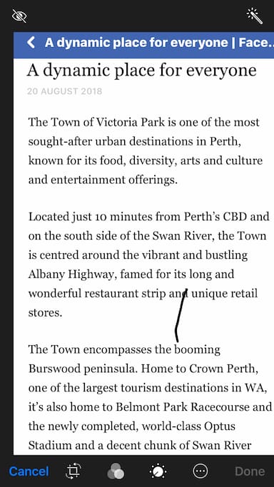 Have a look at what VICTORIA PARK has to offer, not your boring suburbs!