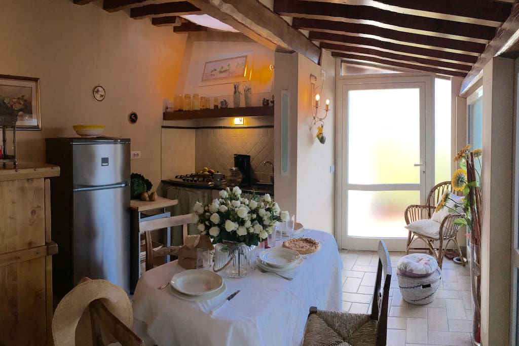 La sala da pranzo