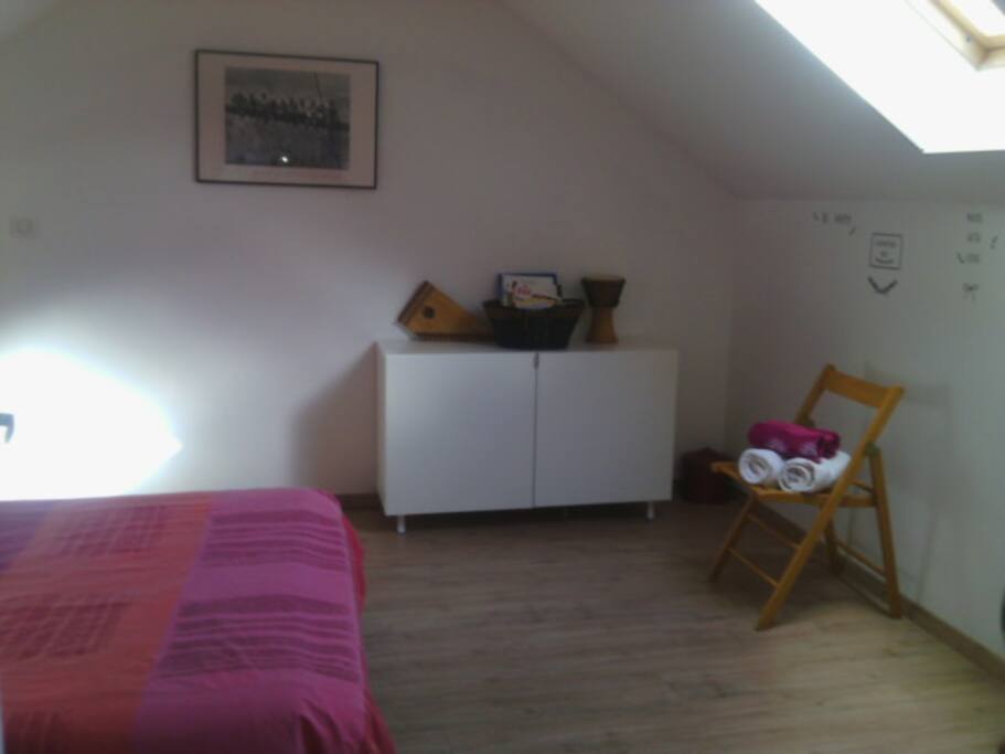 la chambre dans les combles