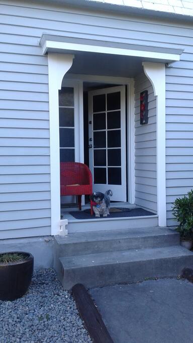 we welcome furry pets and have two dogs of our own for you to cuddle