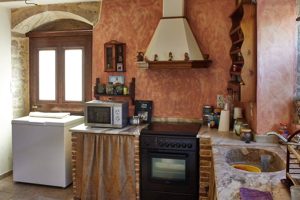 Fully equipped Kitchen with all amenities and equipment needed for preparing meals and snack