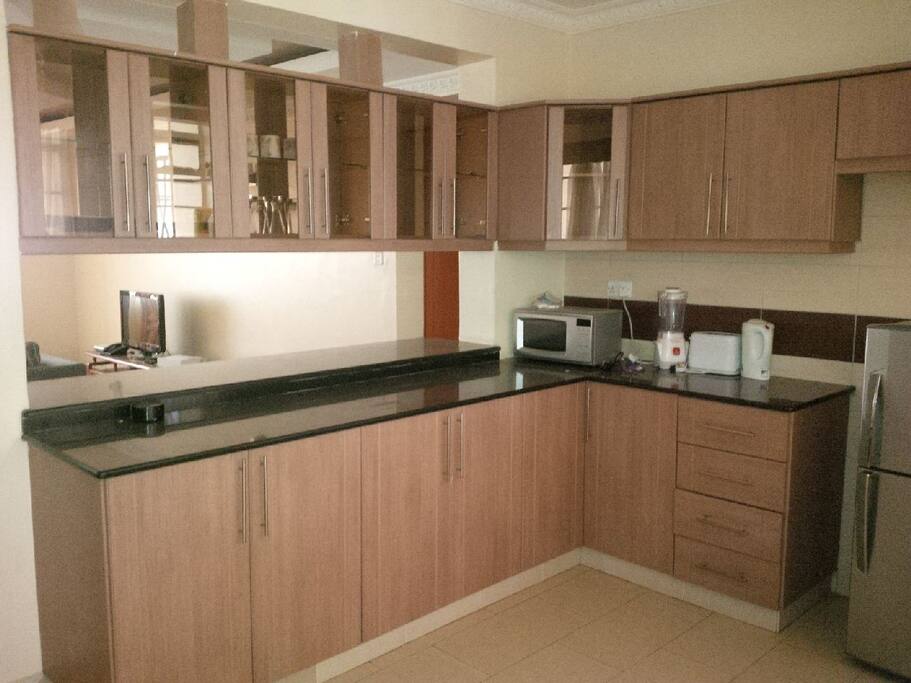Large open kitchen