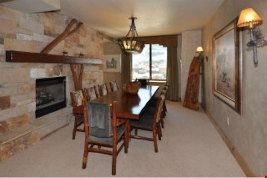 Dine together or entertain at the dining table