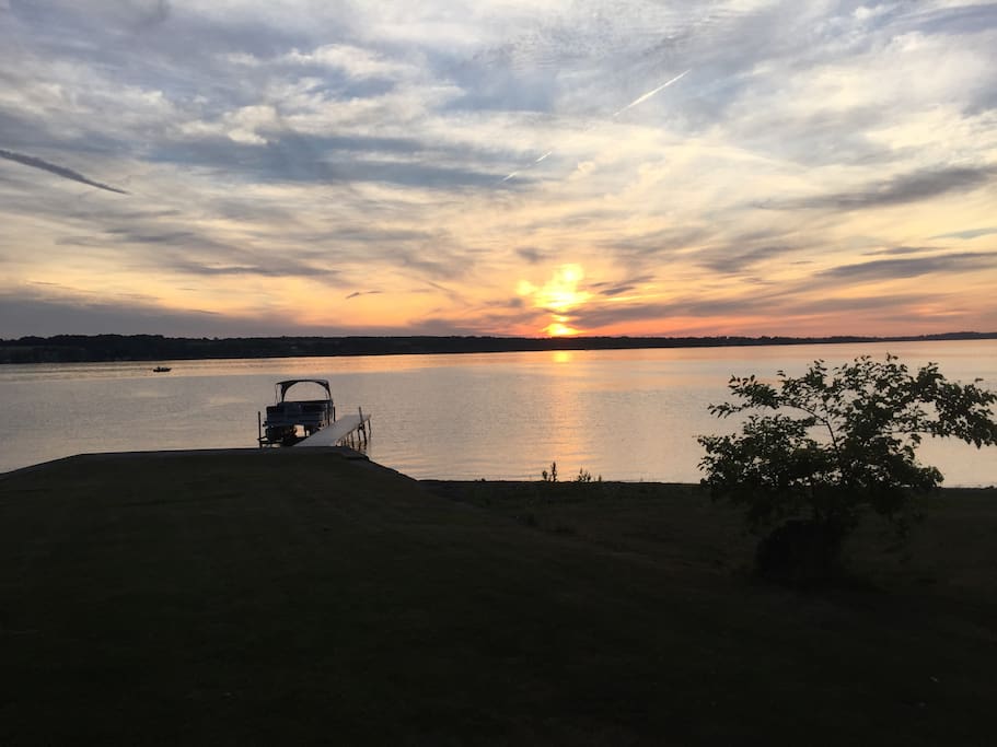 Beautiful sunsets over the west side of Owasco Lake!