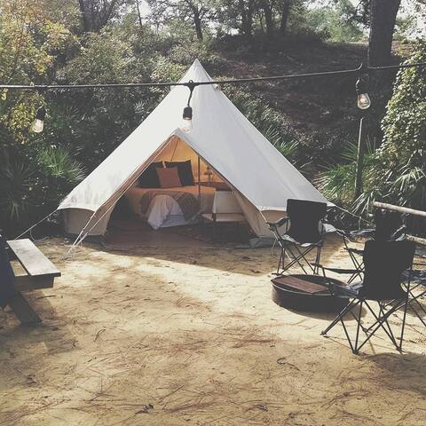 Luxury Camping On 30a Grayton Beach State Park 13 Tents For Rent