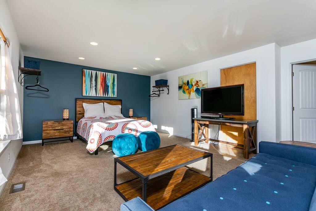large TV with Roku