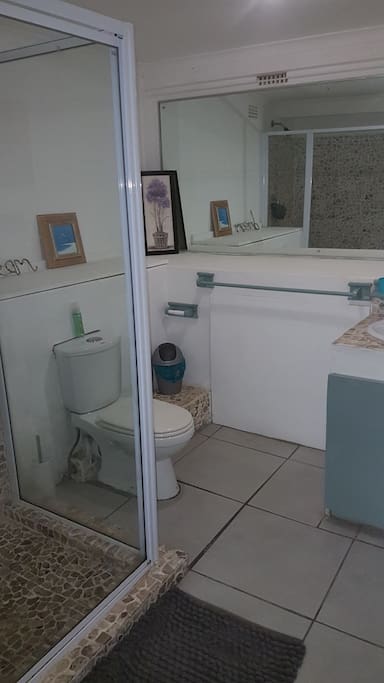 Bathroom with shower and toilet
