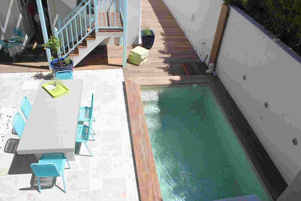 Pool and table