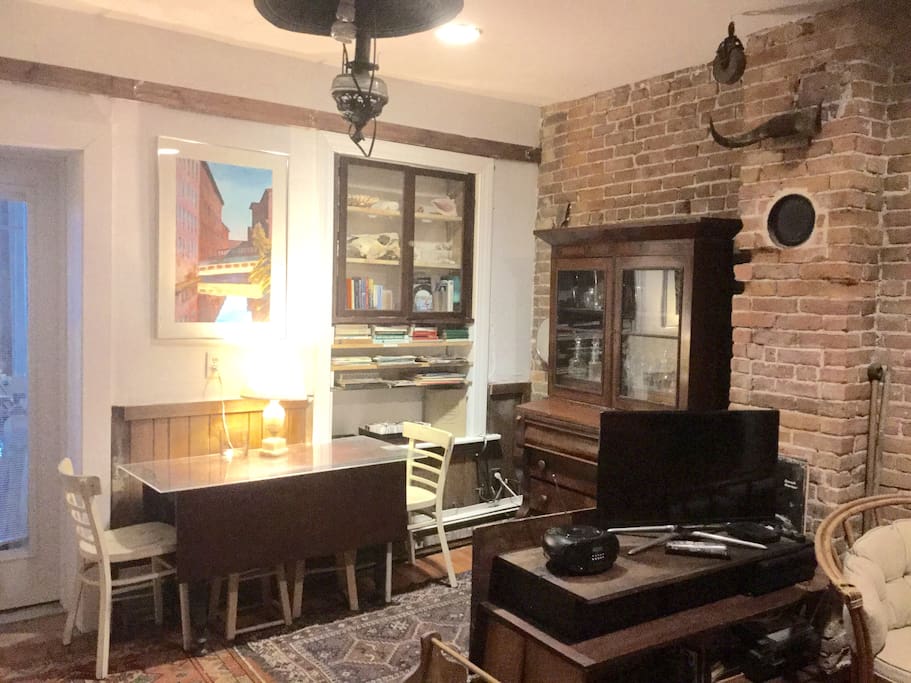Dining area in sitting room