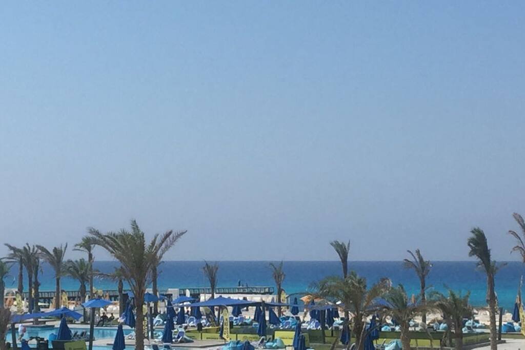 Full sea view from terrace .