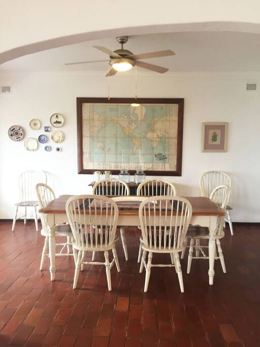 Open plan dining area