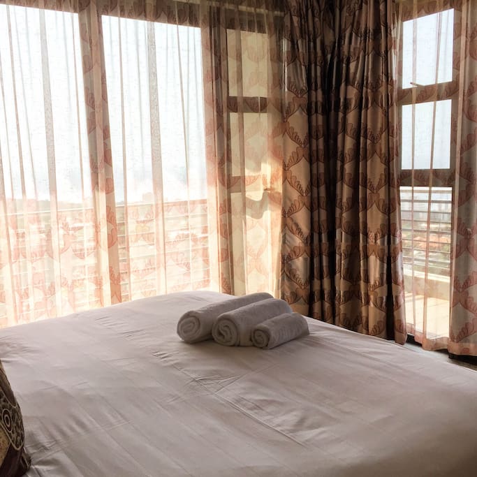 One of the bedrooms