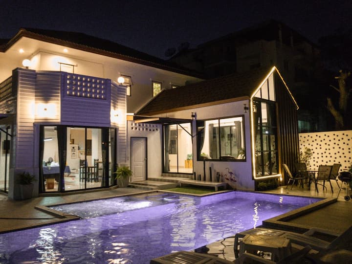 Villa Pattaya Jomtein Beach 500 M To Beach - Pattaya