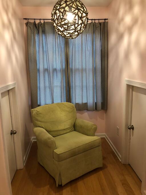 Reading nook.