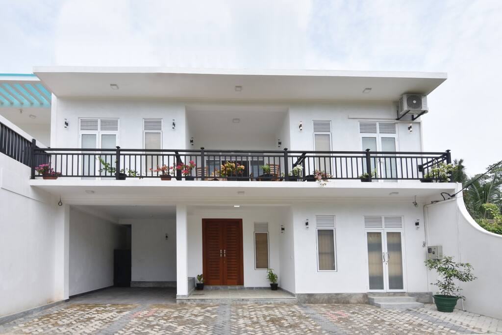 Front view of our hotel
