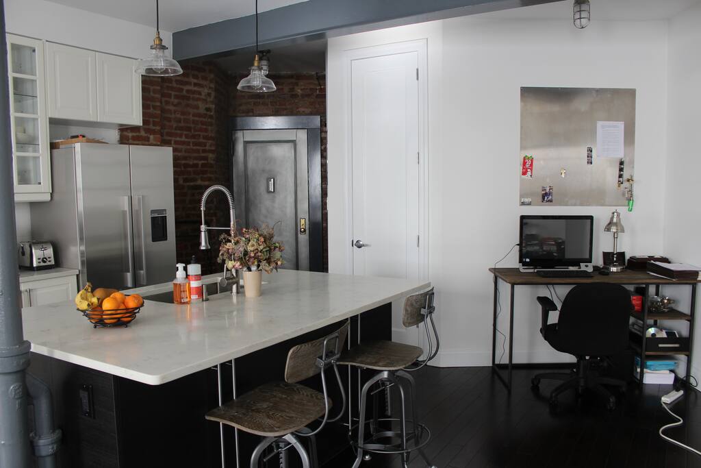 Dining area and working space