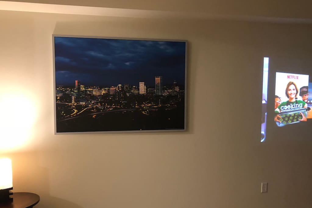 Wall art in the living room