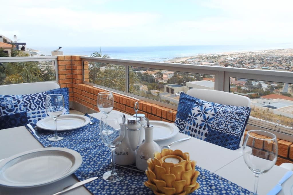 Balcony overlooking entire False bay and Helderberg basin