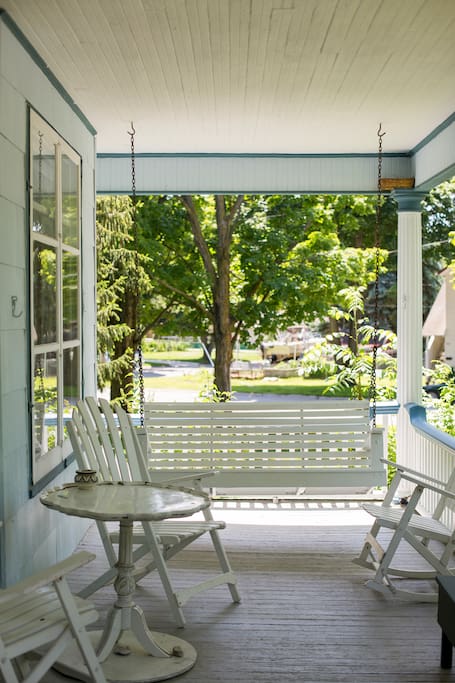 Front Porch with Swing